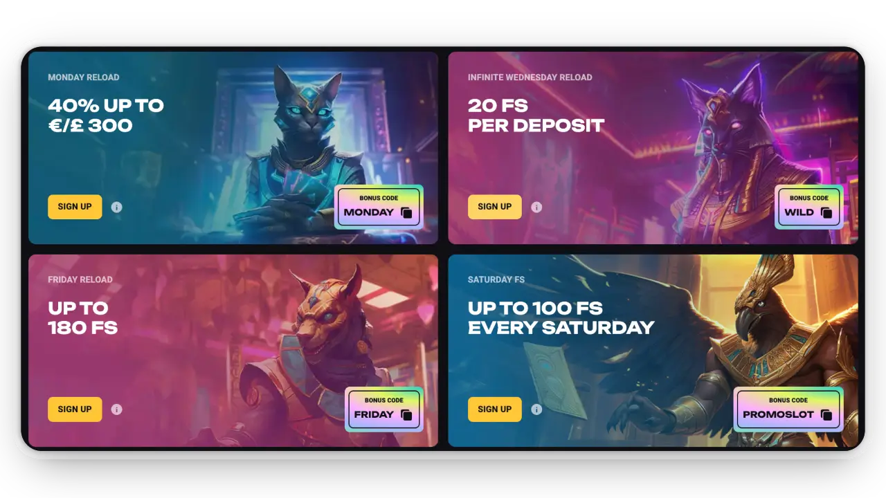 Reload Rewards for Regular Players  at Amonbet