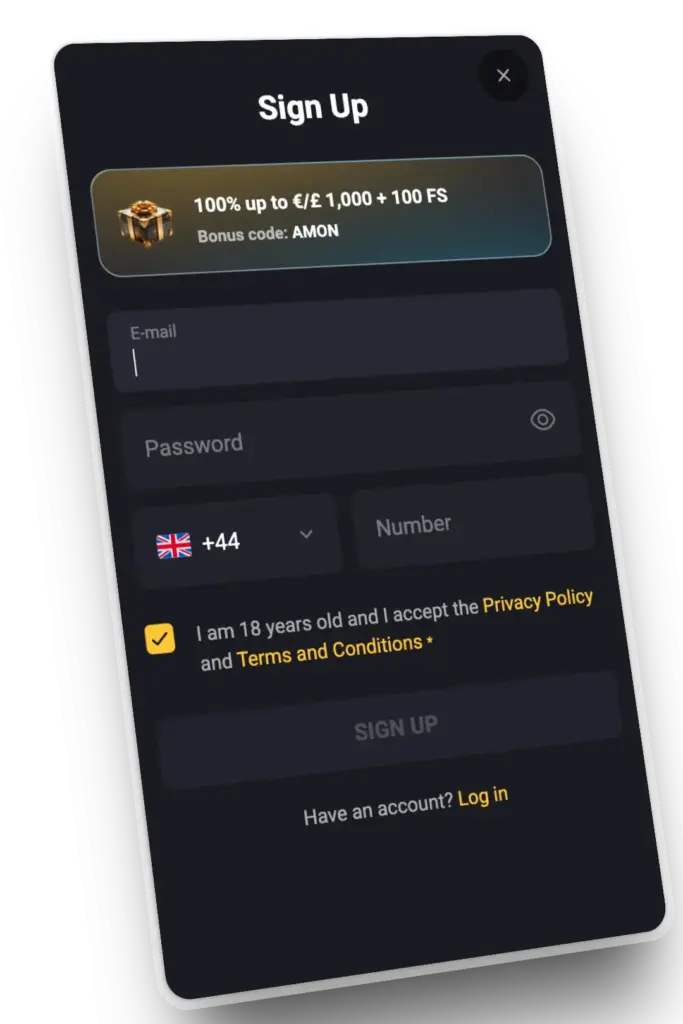 Amonbet mobile app