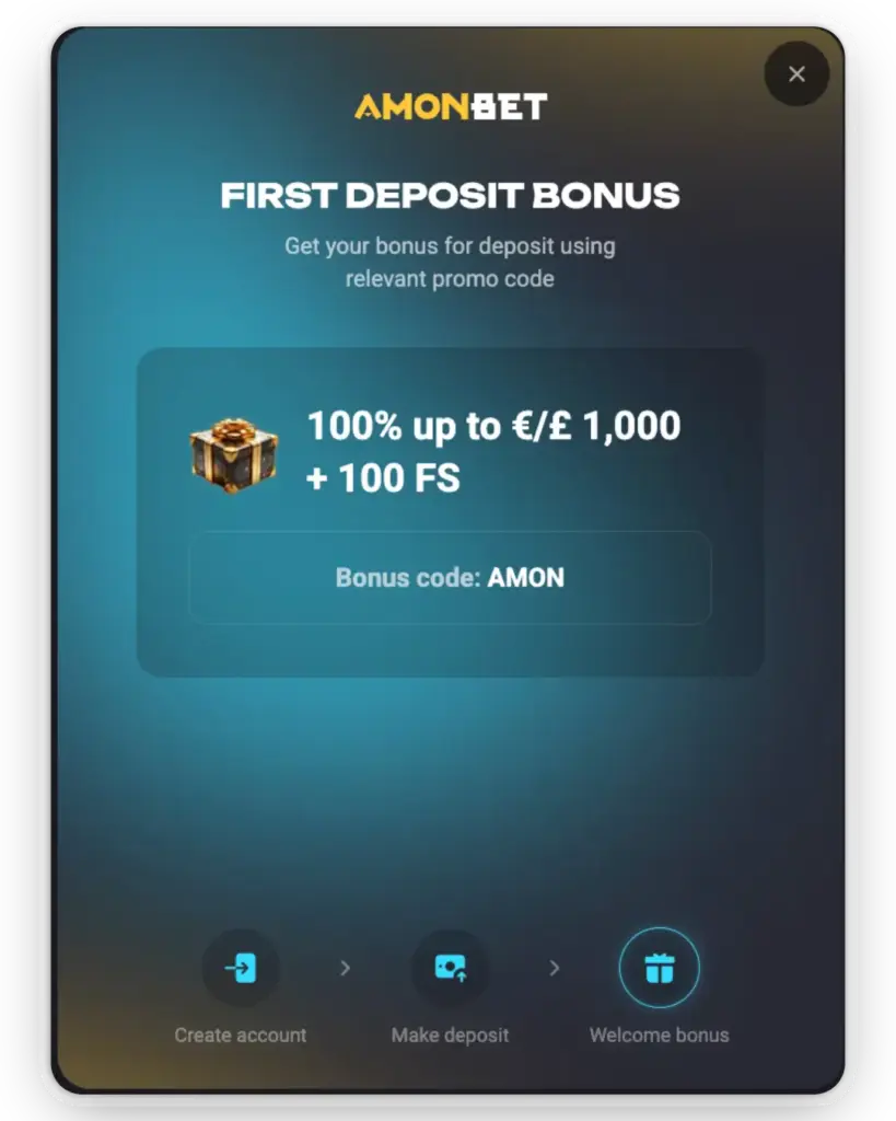 First Deposit Bonus